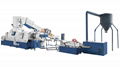 plastic film granulating recycling machine 