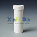 plastic effervescent tablet tube with