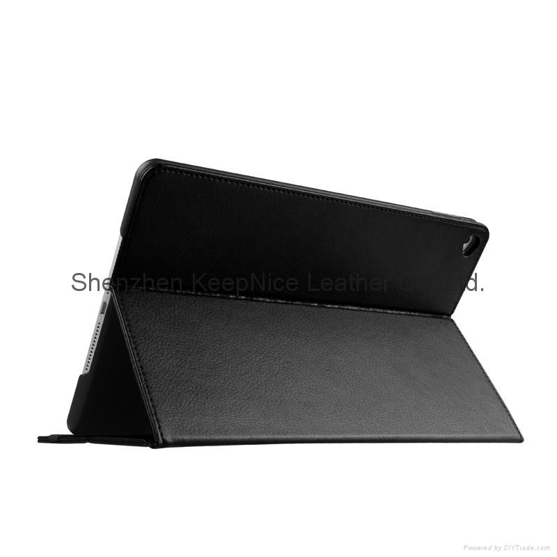 2015 New folder standing leather case for ipad air 2