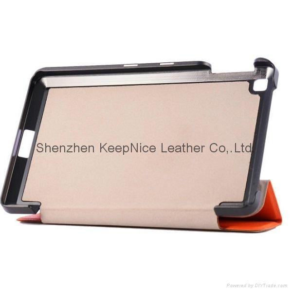 leather case with back cover for Amazon Kindle fire HD6