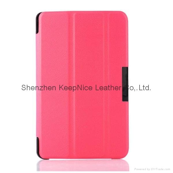 leather case with back cover for Amazon Kindle fire HD6 2