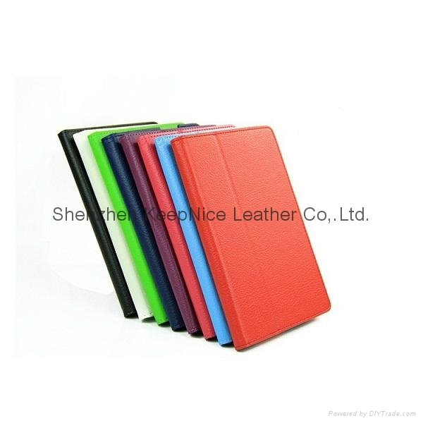 Standing flip leather case for Amazon kindle fire HD7 3