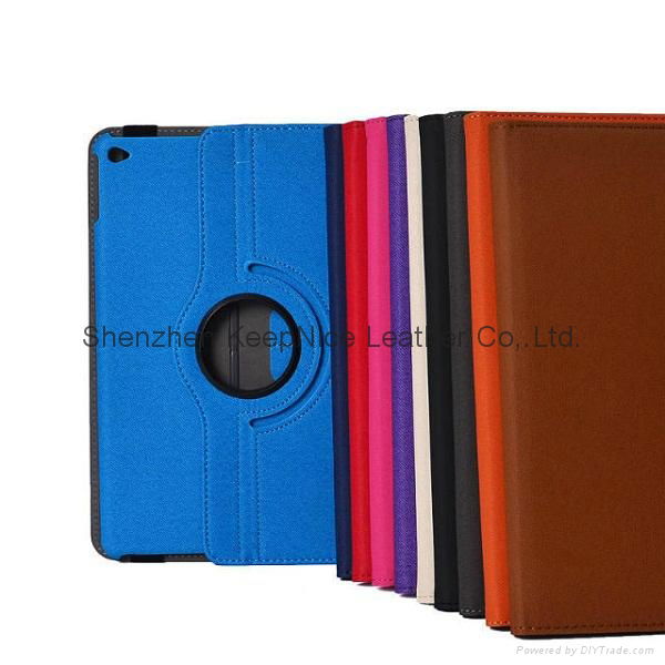 360 Rotation leather case for iPad air 2/ ipad 6 4