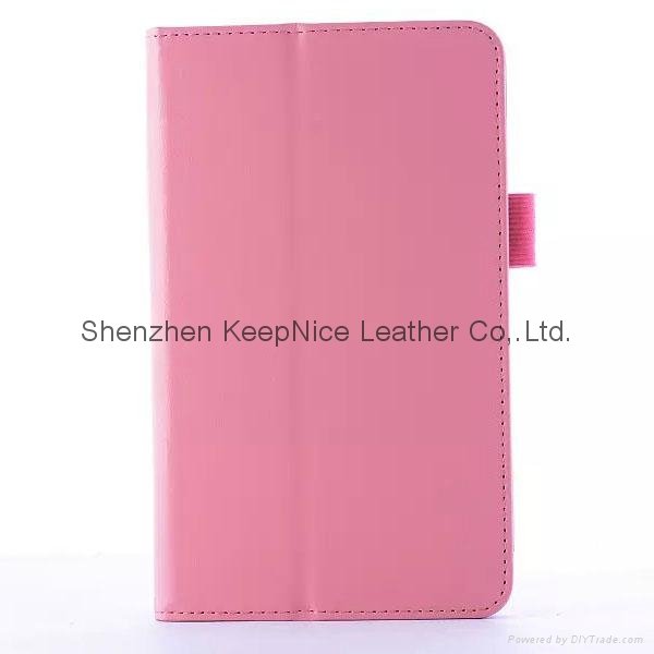 Crazy horse design Folding flip leather case for AAcer A1-713 4