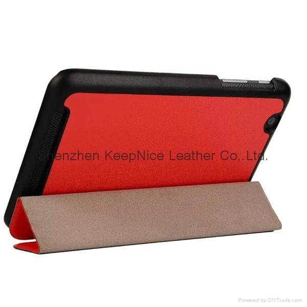 Silk grain PU leather standing casefor Acer B1-750 3