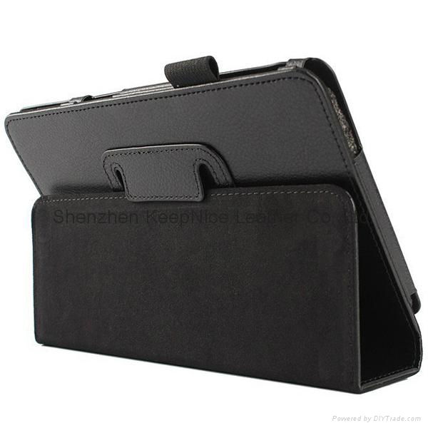 Soft PU stand tablet pc case for Samsung Galaxy Tab 4 T330