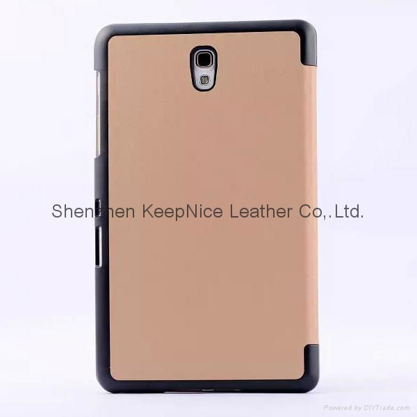 Luxury PU leather business card case for Samsung GALAXY Tab S T700 2