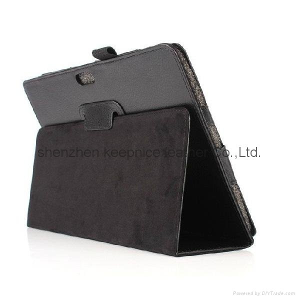 2015 hot new PU r   ed leather case for Dell venue 11 pro 4