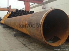 Welded steel pipe with 3LPE coating