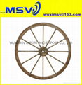 Antique Wooden Wagon Wheels for Decoration