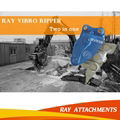 Hydraulic vibrating ripper equipment for