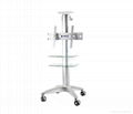 Mobile flat panel stand  1