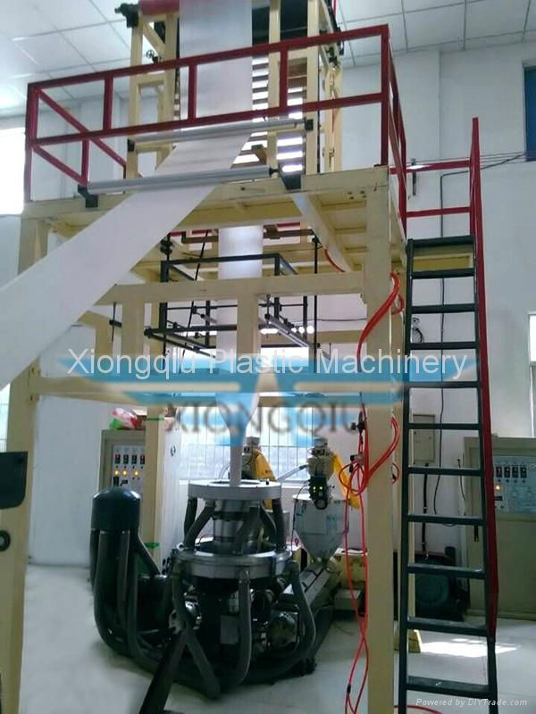 AB/ABA 2 layers co-extrusion film blowing machine