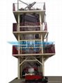 ABC hual off 3 layers co-extrusion film blowing machine