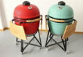 Large Ceramic Kamado Charcoal BBQ Grill 5