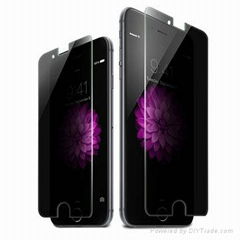 2 way Privacy tempered glass screen protector for iphone 6