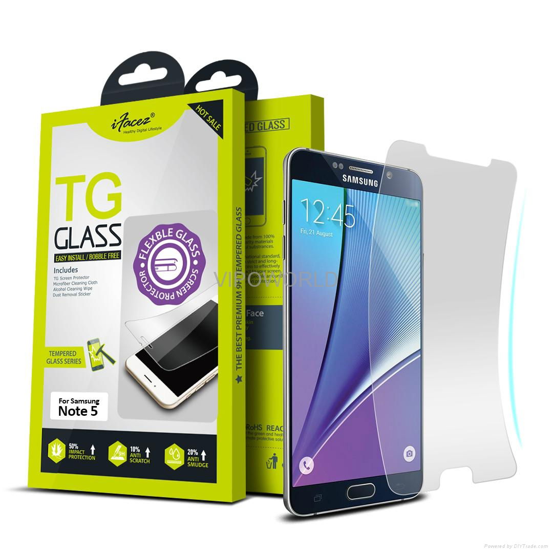 Flexible Glass Screen Protector for Samsung Galaxy Note 5 2