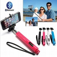 Newest bluetooth selfie stick with zoom function,bluetooth monopod selfie
