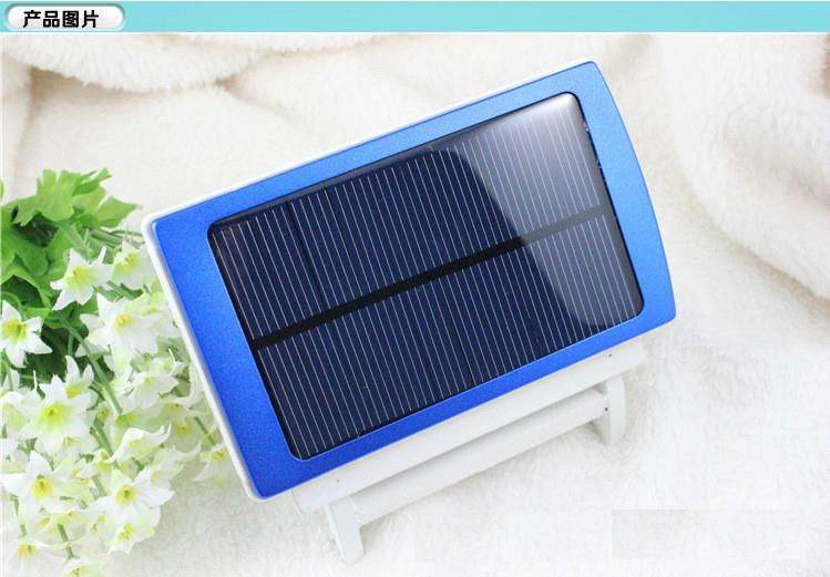 solar power bank Dual USB port portable power bank charger 5