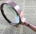 high quality 80mm 4x magnificaton handeld metal gift magnifier 1