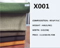 x001 95%polyester 5%linen