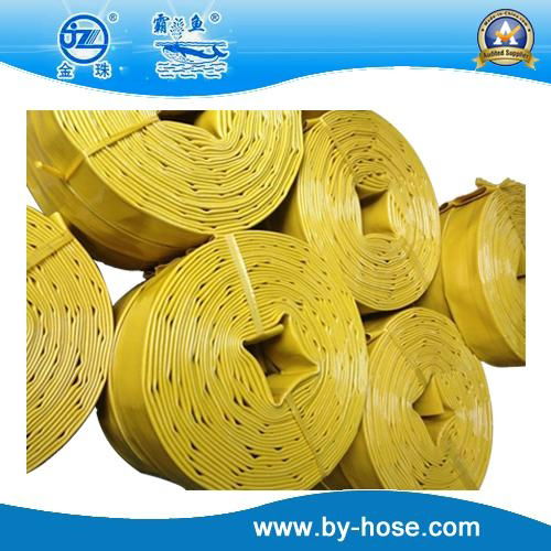 Lay Flat Irrigation Pipe PVC Fiber Strengthen Hose 5