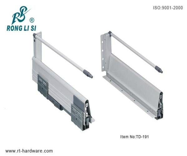2015 hot sell one Bar tandem box drawer slide for kitchen cabinet t