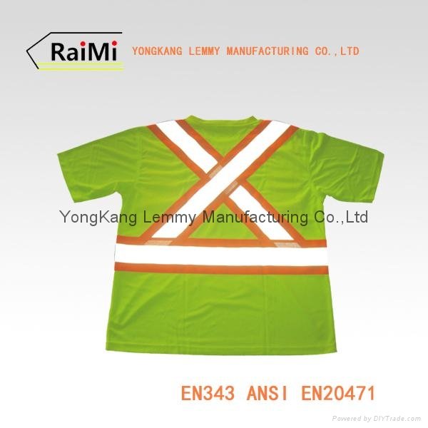 High quality 100% Polyester Reflective Safety T-shirt - APT-108 - A ...
