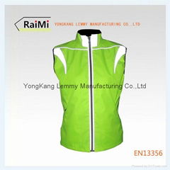 Latest Design High Visibility Women Reflective Waterproof Jacket Vest