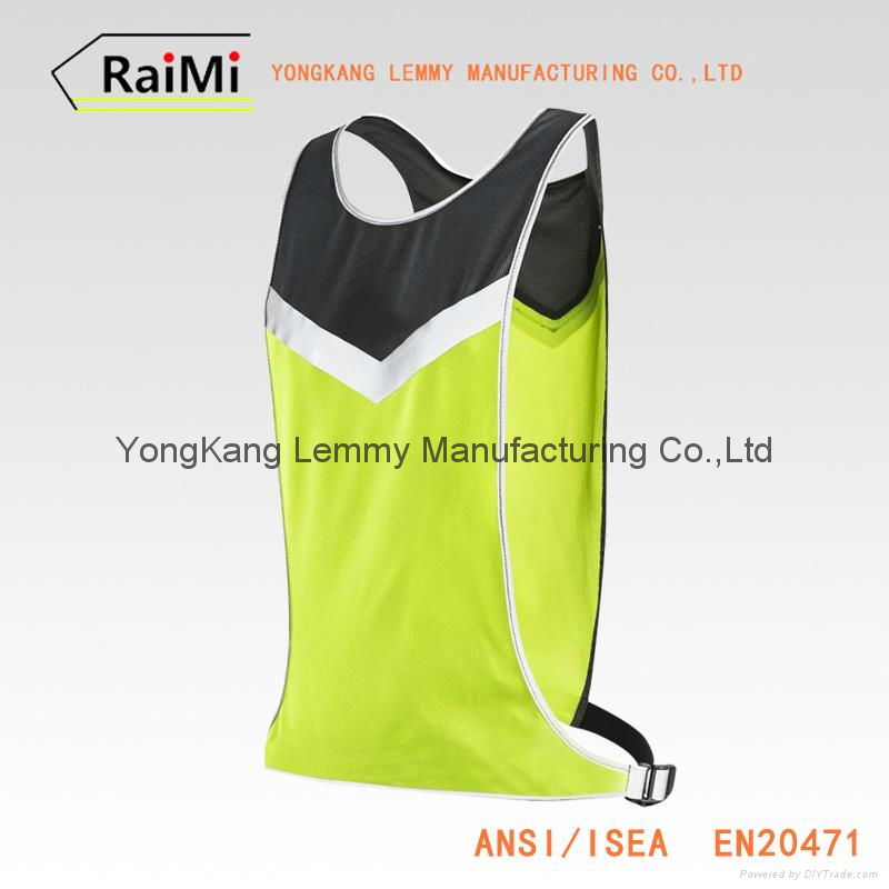 Wholesale Hot Selling Safety Reflective Running Vest For Cycling  2