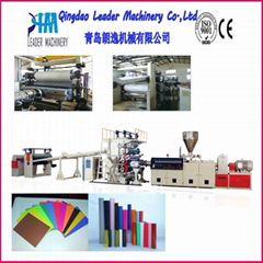 Plastic PVC sheet production machine