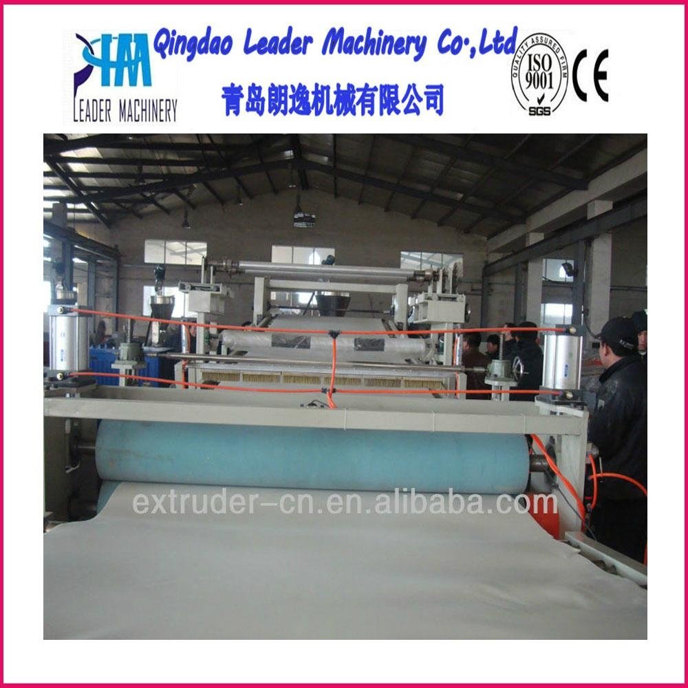Plastic PVC sheet production machine 3