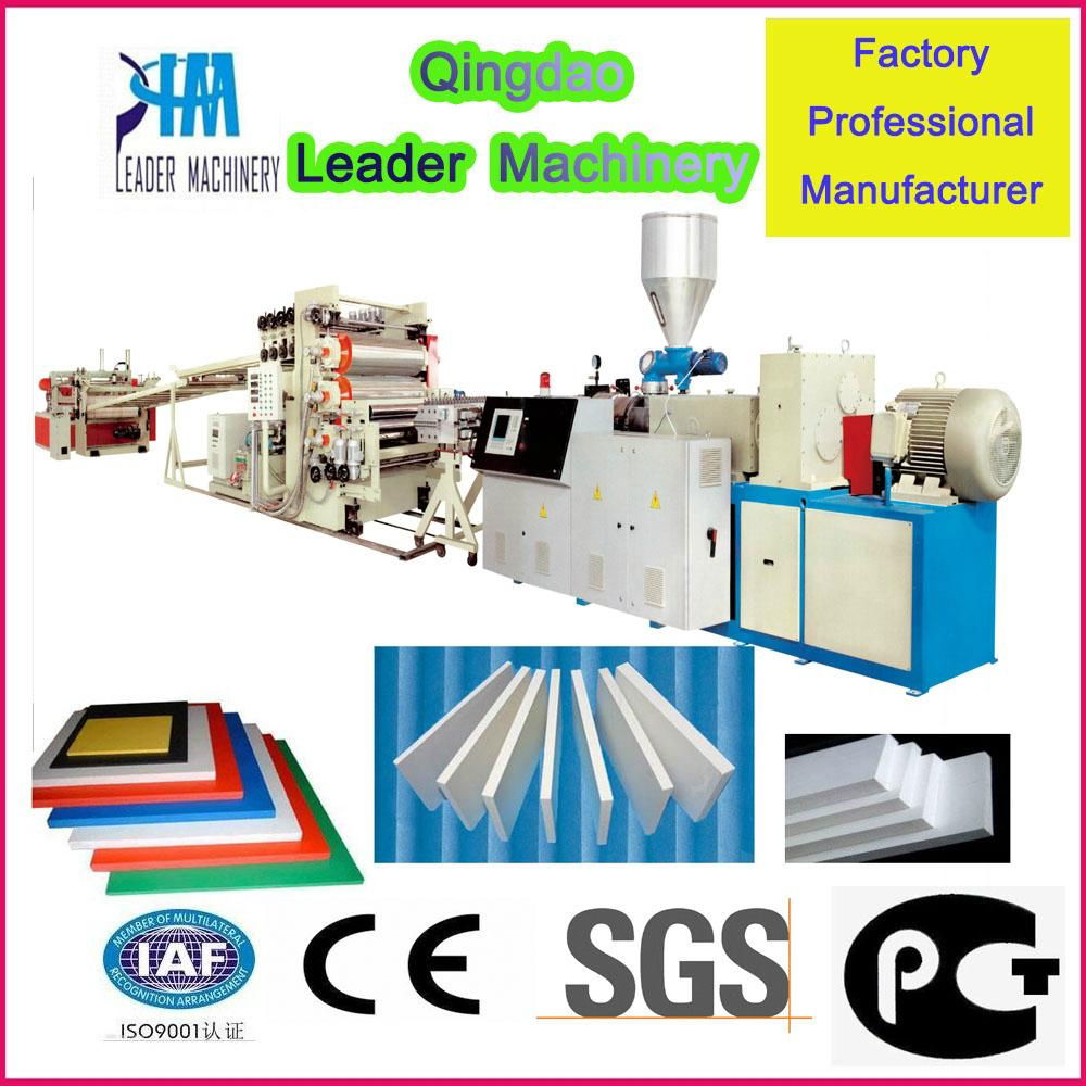 PVC free foam sheet production machine