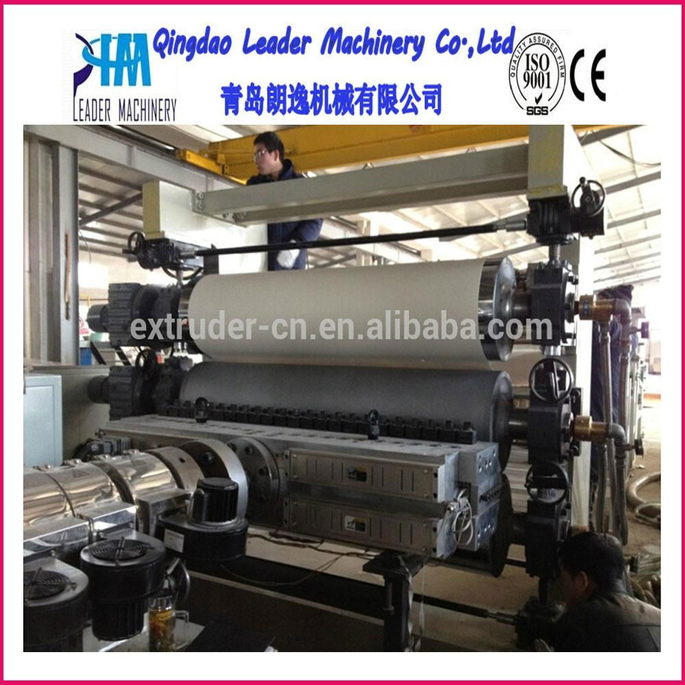 PVC free foam sheet production machine 3