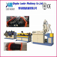 PP PE PVC single wall corrugated pipe production  machine