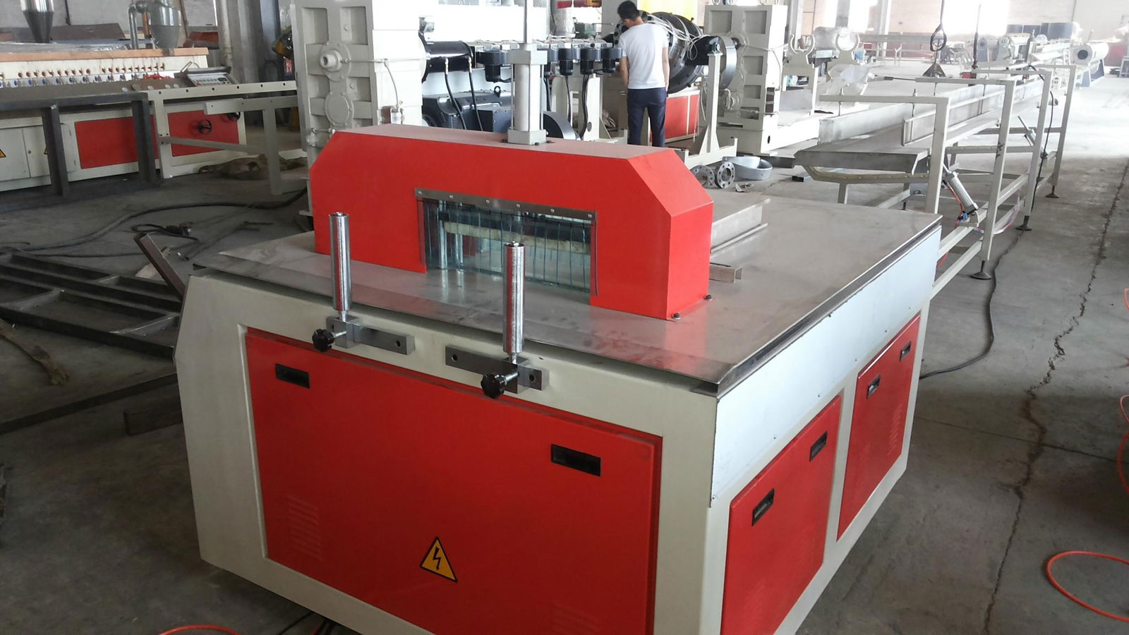 PVC artificial marble board profile production machine 3