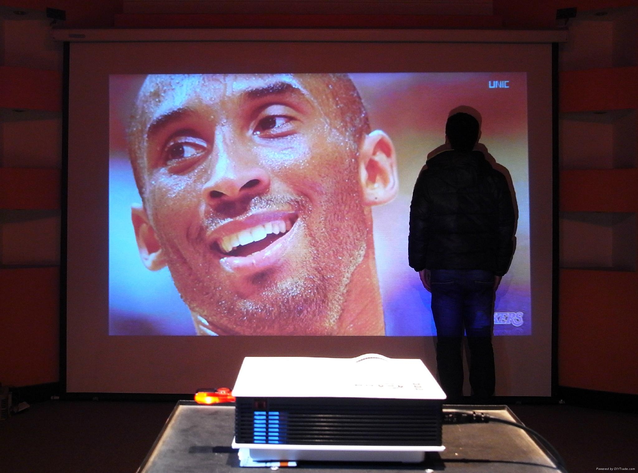 Best competitive 800*480 projector price UC40 support AV USB SD HDMI  projector 4