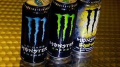 Red Bull, Monsters energy drinks etc