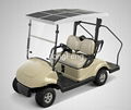 48V 4KW 2 seats electric golf cart with solar panel 1