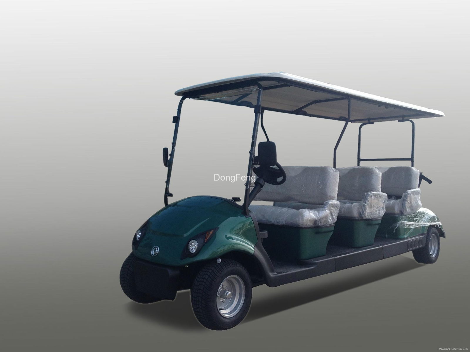 6 seater battery operated golf kart for golf driver