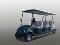 6 seater battery operated golf kart for