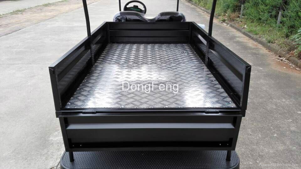 electric utility golf cart with cargo box 5