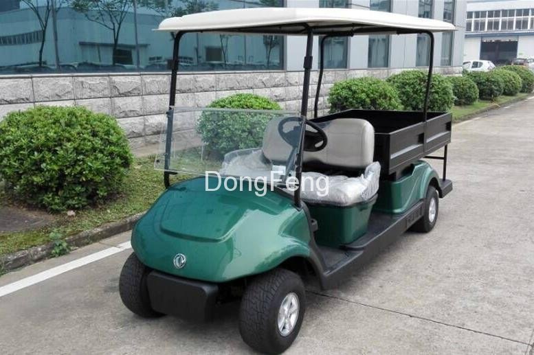 electric utility golf cart with cargo box 2