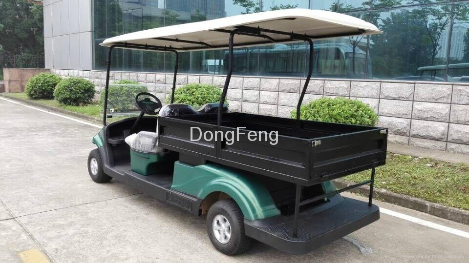 electric utility golf cart with cargo box 3