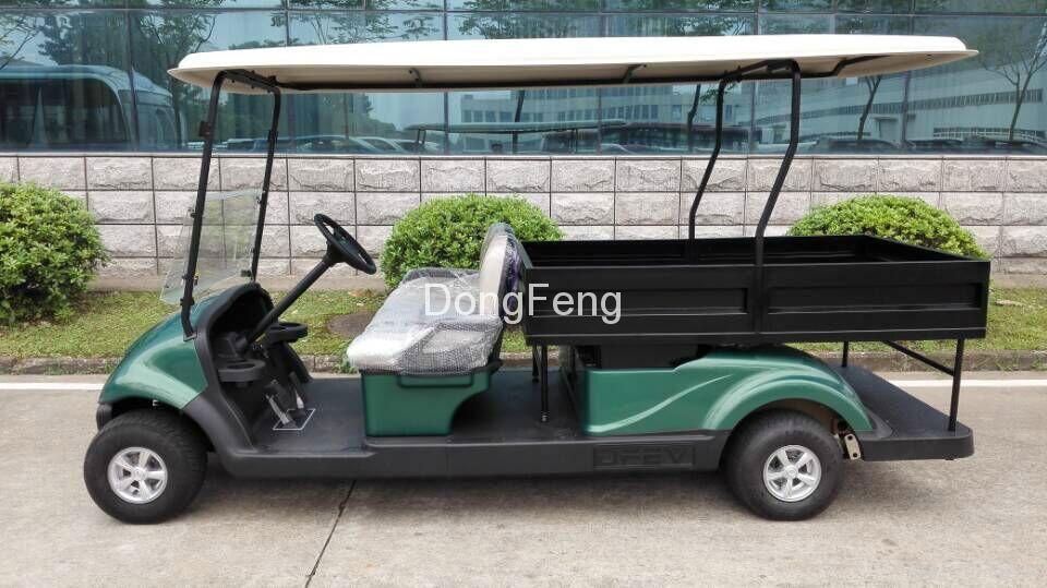 electric utility golf cart with cargo box 4