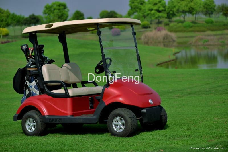 2 seats electric golf cart with DC motor