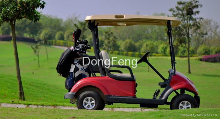 2 seats electric golf cart with DC motor 2