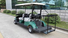 4 seats electric golf cart with caddy plate
