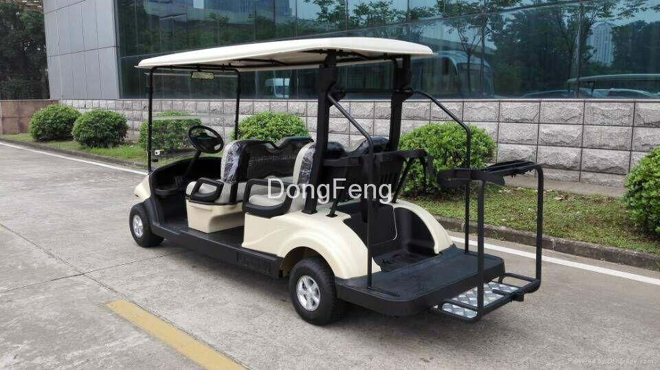 4 seats electric golf cart with caddy plate 4