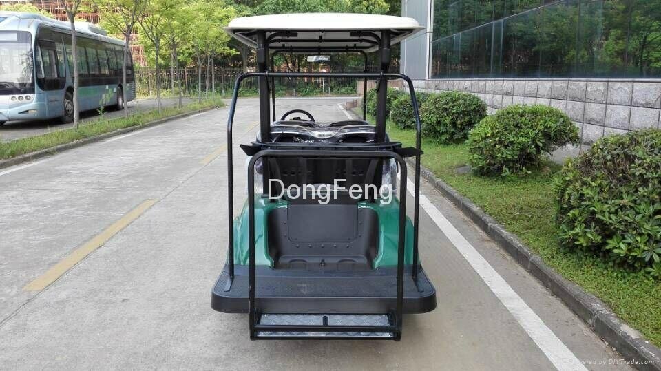 4 seats electric golf cart with caddy plate 5